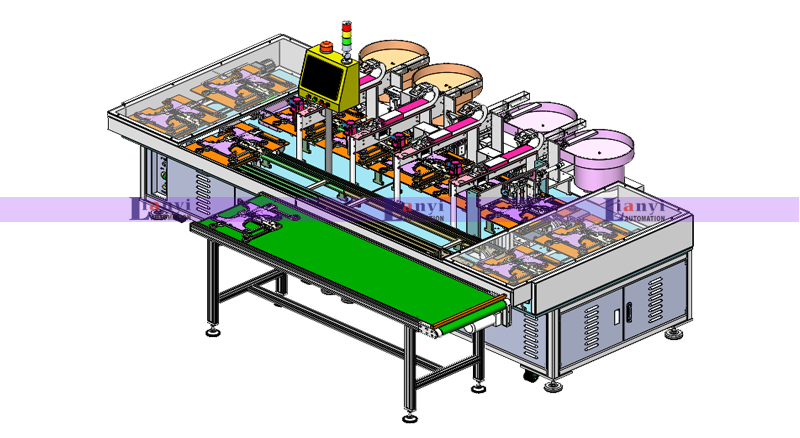 人體秤底殼自動組裝電池彈片設(shè)備